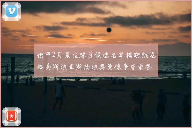 德甲2月最佳球员候选名单揭晓凯恩路易斯迪亚斯扬迪奥曼德争夺荣誉
