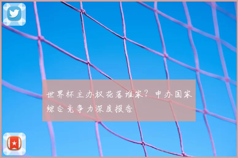 世界杯主办权花落谁家？申办国家综合竞争力深度报告