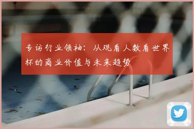 专访行业领袖:从观看人数看世界杯的商业价值与未来趋势