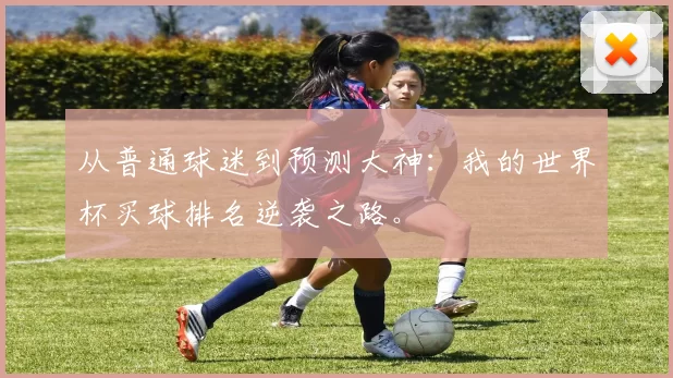 从普通球迷到预测大神：我的世界杯买球排名逆袭之路。
