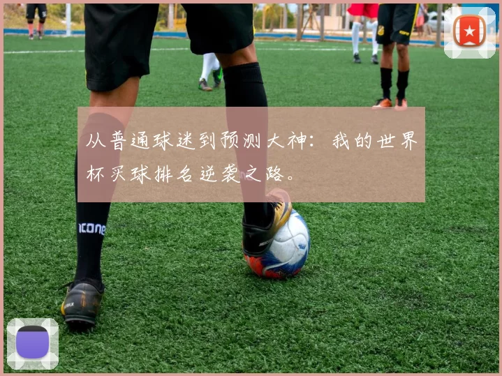 从普通球迷到预测大神：我的世界杯买球排名逆袭之路。